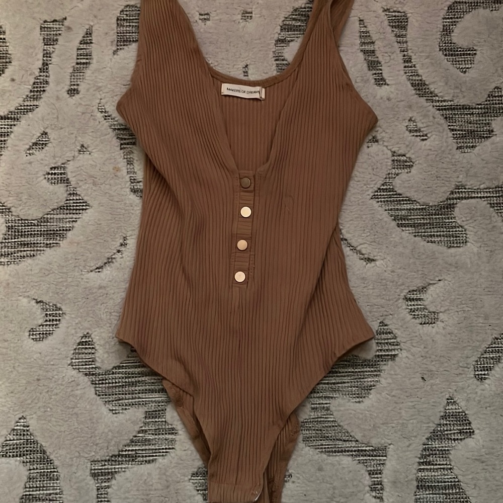 Tan bodysuit